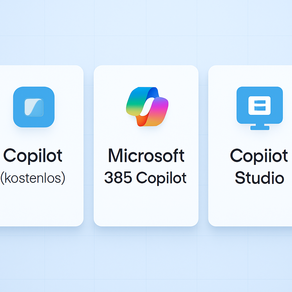 Microsoft Copilot Varianten Vergleich